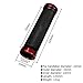 OUTERDO Bicycle Handlebar Grips Double Lock on Locking Aluminum Grips red