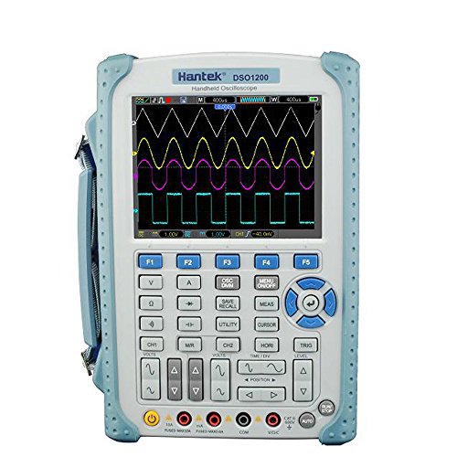 Hantek DSO1200 Handheld Digital Oscilloscope Multimeter 200MHz 500MSa/s 2 Channels