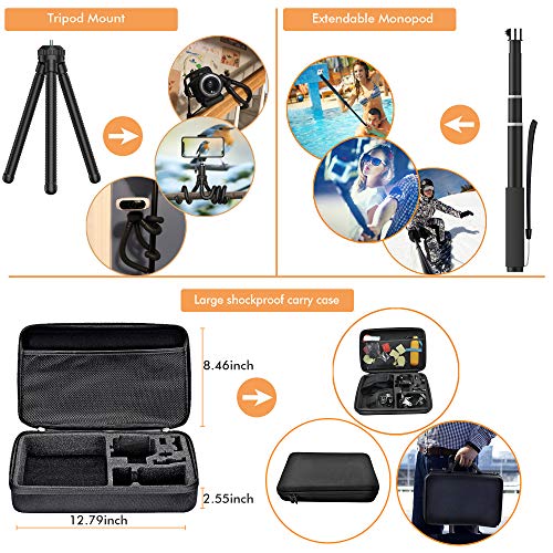 image for Erligpowht 61-In-1 Action Camera Accessories Kit for GoPro Hero 7 6 5 
