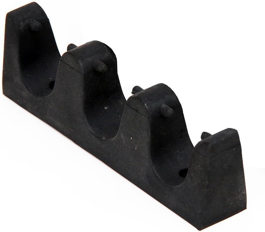Honeysuck 3 Cues Billiards Stick Rack Pool Cue Holder (Black)