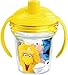 Tervis Sesame Street Insulated Tumbler with Wrap and Bumblebee Yellow Lid, 6 oz Sippy Cup - Tritan, Clear