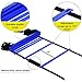 Yes4All Speed Agility Ladder Training Equipment with Carry Bag - 12 Rungs Blue