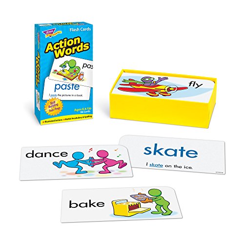 Action Words Skill Drill Flash Cards, Pack of 96 Card Game