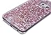 [Not for S6 Edge Plus] Galaxy S6 Edge Case, Galaxy S6 Edge Liquid Glitter Case,PHEZEN 3D Creative Design Shiny Quicksand Flowing Bling Glitter Sparkle Heart Clear Hard Case for Samsung Galaxy S6 Edge