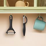 AUAUY 2Pcs Potato Peeler Y and I-Shaped Swivel Set Stainless Steel Non-Slip view 7