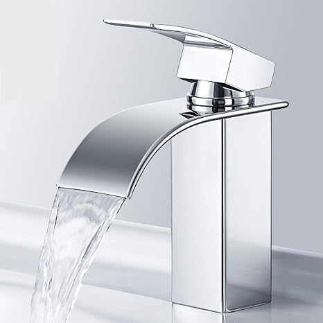 Derpras Wasserhahn Bad mit ausziehbarer Brause Waschtischarmatur