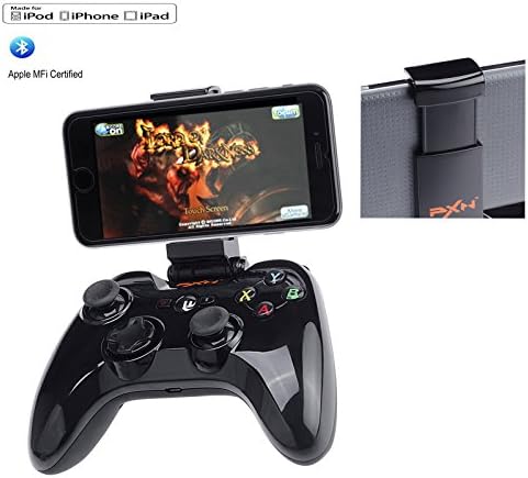 Apple MFi Certified Bluetooth Gamepad, HappyCell Wireless Bluetooth gamepad Joystick, PXN-6603 Speedy Game Controller for Apple iPhone 7 6S 6 Plus, iPad, iPad Pro, Apple TV, iPod