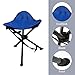 Folding Camping Stool Portable Camp Travel Chair Light Weight Foldable Seat Tripod Stool for Fishing Hunting Hiking Travelling Mountaineering Picnic Outdoor Stool - 13.7”Seat Height