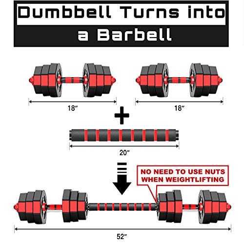 Push Up Board Buy OKSTENCK 44LBS In Adjustable Dumbbell Set