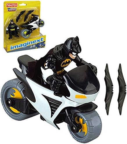 Batman &amp; Cycle Imaginext Figures 2.5"