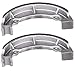 ECCPP Brake Shoes Fits for 1986-1988 Kawasaki Bayou 185 KLF185A, 1988-2002 Kawasaki Bayou 220 KLF220A, 2003-2010 Kawasaki Bayou 250 KLF250A, 705 * 706 Front and Rear Brake Shoes