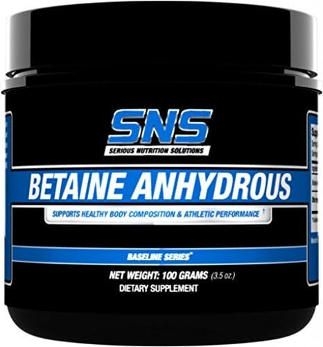 Serious Nutrition Solution Betaine Anhydrous Dietary Supplement, 100 Gram by Serious Nutrition Solution