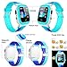 Jsbaby Kids Smartwatch Waterproof GPS/LBS Tracker Phone Compatible iOS Android for Children 3-12 Girls Boys SOS Call Remote Camera Two Way Call Touch Screen Games Christmas Birthday (Blue)