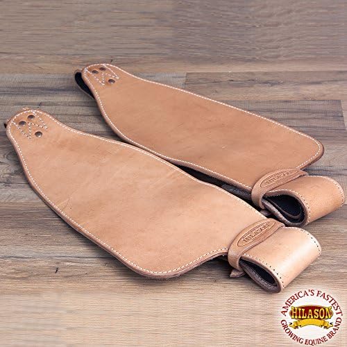 HILASON F215 LEATHER SADDLE REPLACEMENT FENDER PAIR WITH HOBBLE STRAPS ADULT