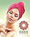 Bath Blossom Microfiber Hair Towel Wrap - Fast Drying Head Wraps Turban Shower Cap Style (2 Pack) for Women and Children