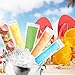 Homder 150 Pack Zip-Top Popsicle Molds Bags with 5 PCS Ice Pop Sleeves and Funnel For Gogurt,Ice Candy,Otter Pops BPA Free and FDA Approved Disposable Ice Pop Bags Maker
