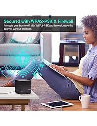 Whole Home WiFi System- Dual Band Mesh WiFi System, AC1200 High Speed Seamless Roaming WiFi Network, Easy Set up & Manage with APP, Wide Coverage up to 5380 sq.ft, Ideal for 6+ Bedrooms Home(3 Pack)