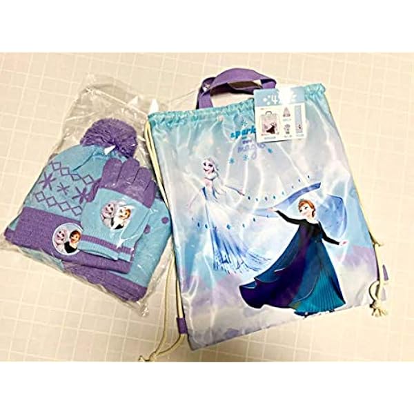 ディズニー プリンセス アナと雪の女王 アナ雪 キッズ 4点セット 手袋 マフラー バッグ