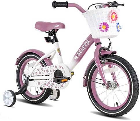 Joystar 豊富な品 女の子用自転車 トレーニングホイール付き 12 2 9歳の女の子用 18インチキッズバイク用キックスタンド 14 16 インチ自転車 Joystar 豊富な品 女の子用自転車 トレーニングホイール付き 12 2 9歳の女の子用 18インチキッズバイク用キックスタンド 14 16 インチ自転車