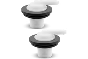 Hulyxayfave 2 Packs Fuel Tank Vent with Grommet Seal Fit for Ford 1980-1991 F150 F250 1980-1997 F350 Thunderbird, Gas Tank Vent Rollover Valve