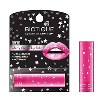 Biotique Bio Merry Cherry Lip Balm, 4g