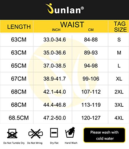 image for Junlan Men Hot Neoprene Workout Sauna Tank Top Zipper Waist Trainer Ve