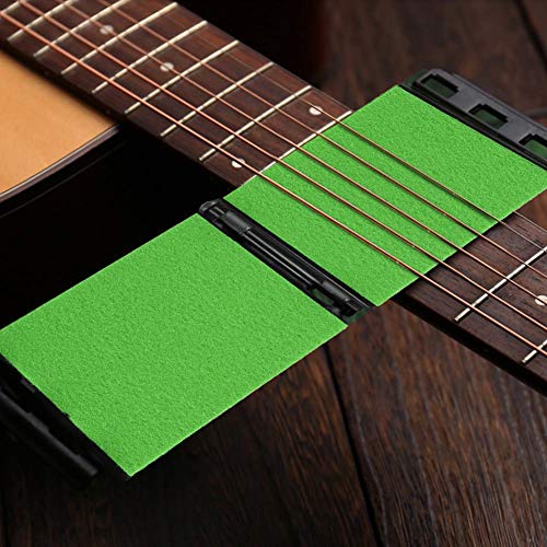 Guitar String Scrubber Guitar String Cleaner Electric Guitar Strings Cleaner Kit Durable Guitar Bass String Scrubber Cleaner Cleaning & Care Tool Instrument Accessory by RiToEasysports(Green)