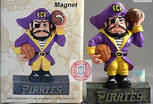 NCAA EAST CAROLINA ECU PIRATES PEE DEE BASKETBALL FOOTBALL MASCOT MAGNET