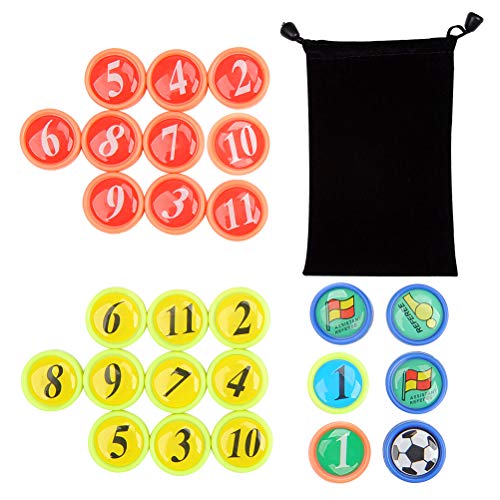 FOCCTS 26PCS Soccer Board Magnets, Tactic Board Magenets Tactic Coaching Strategy with Black Drawstring Bag - Thumbnail 7