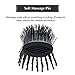 FIXBODY Vented Hair Brush, Double Sides, for Blow Drying, Styling and Solon for Men and Women, Added Extra Volume