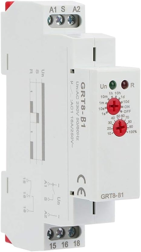 Relais De Protection Contre Surtension/sous-tension Monophasé - Modèle SVR1000 - Affichage LCD - Rail DIN - Pour Moteurs Et équipements