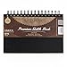 Masterclass Premium 5.5 Inch by 8 Inch Spiral Bound Hardcover Sketchbook, 100-Sheets, Acid-Free, Perfect Sketch Book for Traveling, Durable Cover and Binding Allow Your Drawing Pages to Lay Flat. ?