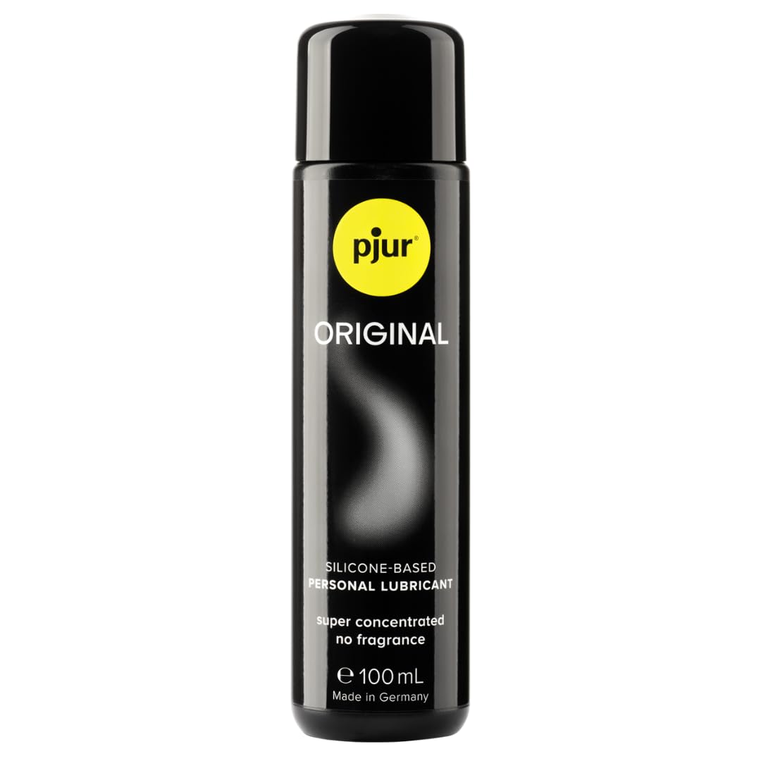 pjur Original - Long-Lasting, Extra-Smooth Silicone-Based Lubricant and Massage Oil for Enhanced Pleasure - Latex Condom Compatible - Zero Odors, Flavors, or Preservatives (100ml) — image 1