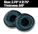 Earpads, ear pads, ear cushion Replacement for headset, Compatible with Sennheiser HD25 HD25-SP HMD25 HME25 HMEC25 HME45 HMEC45, Audio-Technica ATH-SJ3, ATH-SJ5, ATH-ES7, ATH-FC7, Sony MDR-V150, MDR-7502, MDR-7504S, MDR-V202, MDR-V404, MDR-V3, MDR-V5 etc.(Packaged 1 pair (2 pieces)) T003