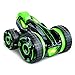 Remote control Stunt Car Double-face work 30km/h rapid stunt roller car all terrian suitable for competition with light,Green
