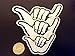 Gliders USA Hang Loose Hawaii Shaka Brah Surfing Screen Printed Bumper Sticker 3