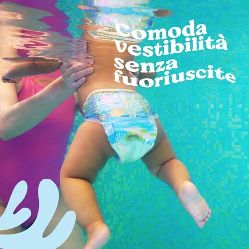 Little Swimmers Pannolini Taglia 2-3 (3-8 kg), Pannolino costumino, Design Disney, 20 Pz