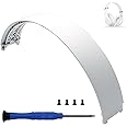 Studio 3 Headband Replacement Top Headband Replacement Head Band Parts Accessories Repair Kit Compatible with Studio 3.0 A1914 Wireless Studio 2.0 Wireless Headphones (White)