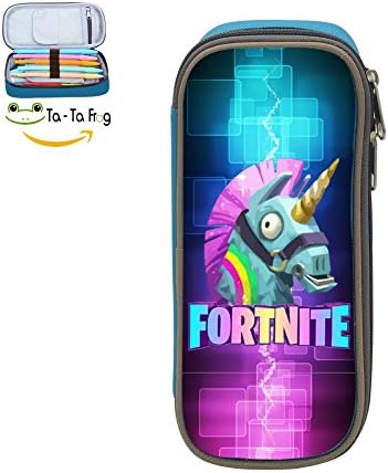 Custom For-tnite Unicorn Kids 3D Printing Pencil Case Students Stationery Bags Pencil Holders Pen Bag