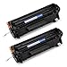 Office World Compatible Toner Cartridge Replacement for Q2612A 12A (Black, 2-Packs),Compatible with LaserJet 1010 1012 1018 1020 1022 1022n 1022nw 3015 3020 3030 3050 3052