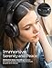 Mpow Active Noise Cancelling Headphones, [2019 Upgraded] H17 Bluetooth Headphones Over Ear with Quick Charge, Soft Genuine Protein Earpads, Hi-Fi Deep Bass, CVC 6.0 Mic, 30H Playtime for TV/Travel