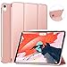 ZtotopCase Case for iPad Pro 11 Inch 2018/iPad Air 4th Gen 10.9 Inch 2020 - Slim Lightweight Trifold Stand Smart Shell with Auto Wake/Sleep Rugged Back Cover Support iPad Pencil Charging, Rosegold