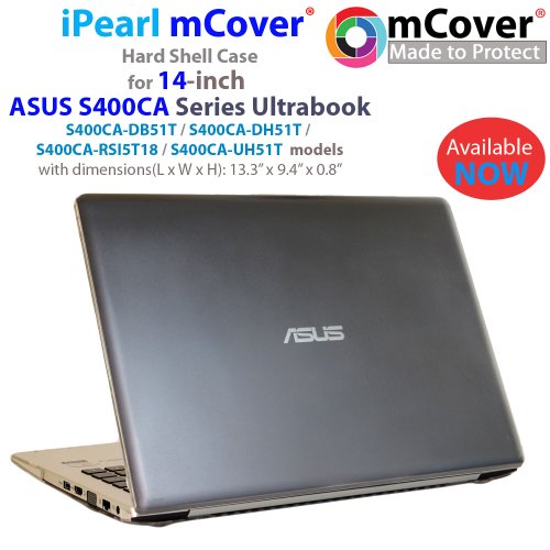 mCover iPearl Hard Shell Case for 14inch ASUS VivoBook S400CA series
