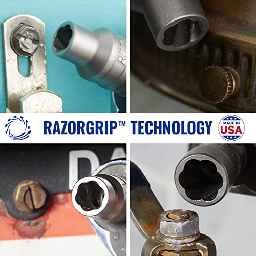 ROCKETSOCKET 13 Piece Impact Grade Extraction Socket Set Made in