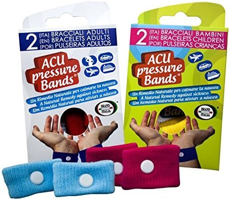 Acupressure Travel Bands - Natural Remedy for Travel Sickness_ Children Size