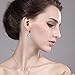 Gem Stone King 925 Sterling Silver Blue Topaz Dangle Earrings (18.00 Ct, Pear Shape 16X12MM)