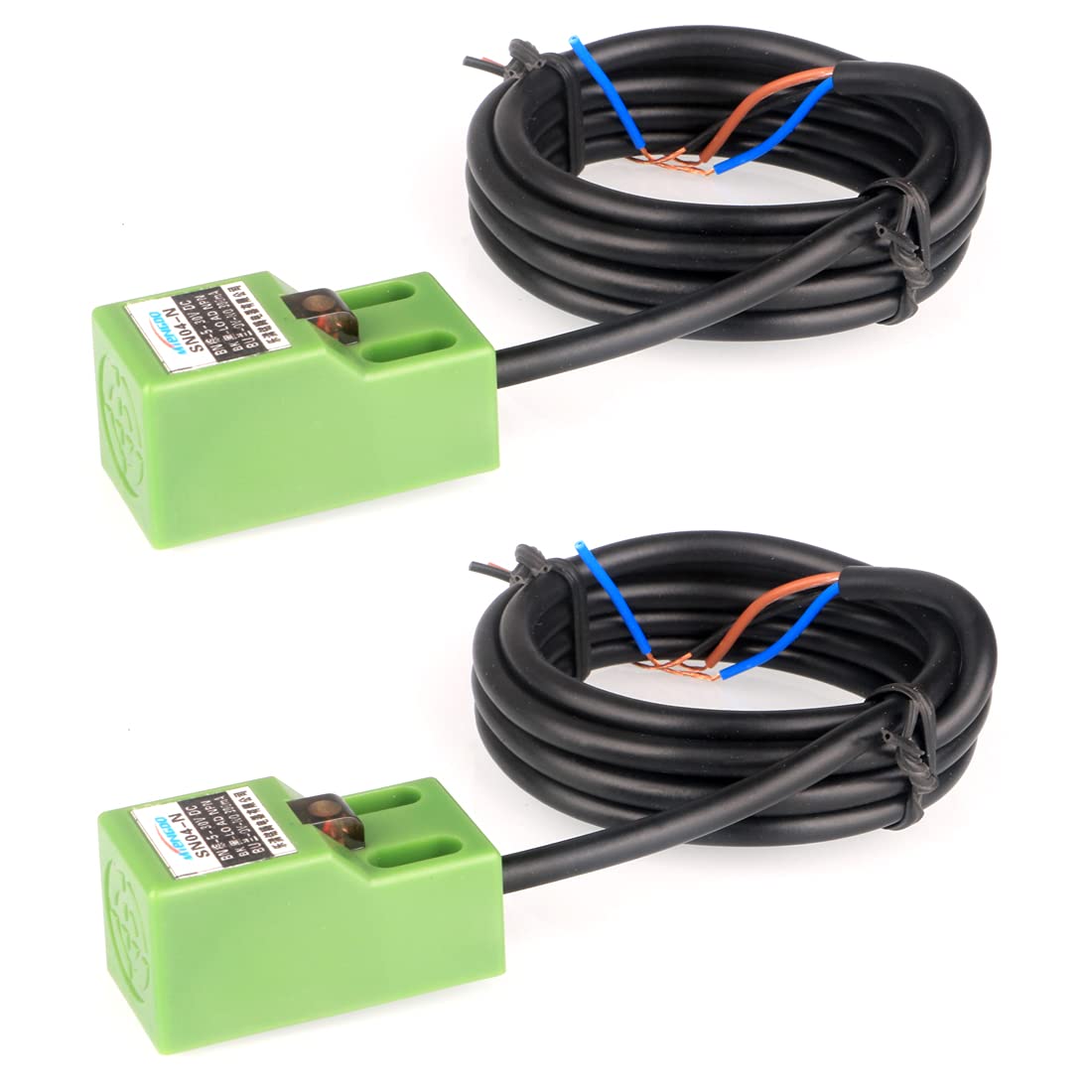 GUUZI 2pcs SN04-N DC NPN Approach Sensor Inductive Proximity Switch Sensor Switch 5mm 3-Wire 6-36V/DC