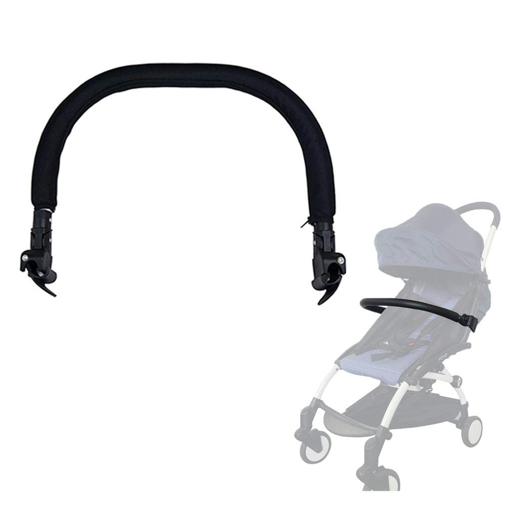 Yester Adjustable Buggy Handle Handlebar for Baby Stroller, Armrest  Protection Bar, Buggy Accessories for Babyzen YoYo Baby Cart (Black)