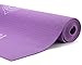 Yes4All Premium PVC Exercise Yoga Mat Printed Design – Printed Yoga Mat Thin Non Slip for Workout, Pilates – Yoga Floor Mat with Design (5mm, Hypnotica Purple)