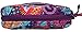 DIWI Medium Sizes 8.75 X 6.25 X 2.5 Inches Bible Cover Quilted Good Book Cover Quilted Cotton Fabric Bible Cover Zip Closer Slip Pocket (M, 1701G Purple Garden)